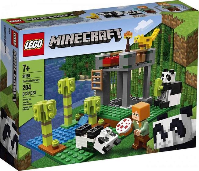 Imagem de Brinquedo de construção LEGO Minecraft The Panda Nursery 21158