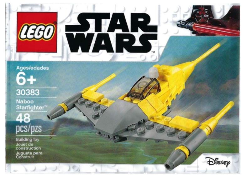 Imagem de Brinquedo de construção LEGO Naboo Starfighter Star Wars 20º aniversário