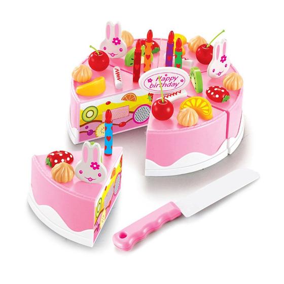 Imagem de Brinquedo de cozinha DIY Cutting Cake Birthday para crianças