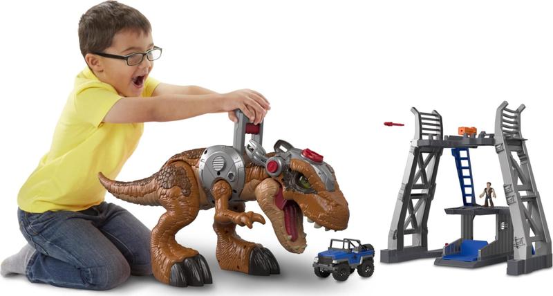 Imagem de Brinquedo de dinossauro Fisher-Price Imaginext Jurassic World T-Rex