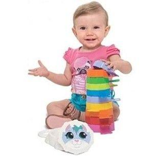 Imagem de Brinquedo de Empilhar Educativo/Treino Baby Gatinha Mercotoys