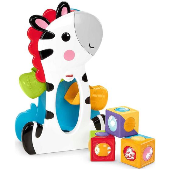 Imagem de Brinquedo de Encaixar Zebra Blocos Surpresa - Fischer Price - 887961069938