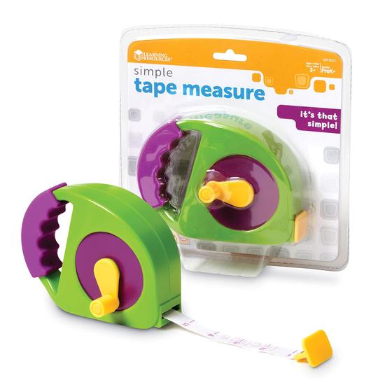 Imagem de Brinquedo de Fita Métrica Retrátil de 4 Pés - Recurso Educacional Infantil