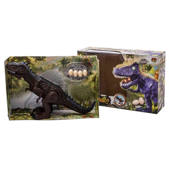 Juguete El&eacute;ctrico De Dinosaurio Cainante T-Rex, Espray De Niebla De