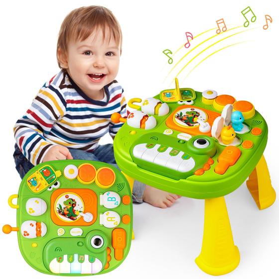 Imagem de Brinquedo de mesa de atividades JEEKALO Dinosaur Learning 18+ Meses