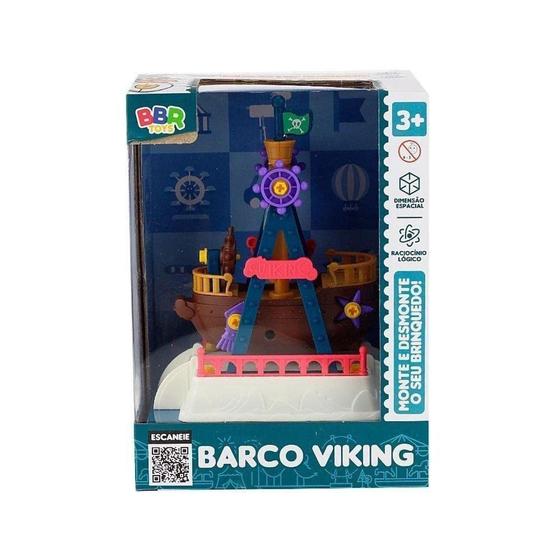 Imagem de Brinquedo de Montar Barco Viking - BBR Toys