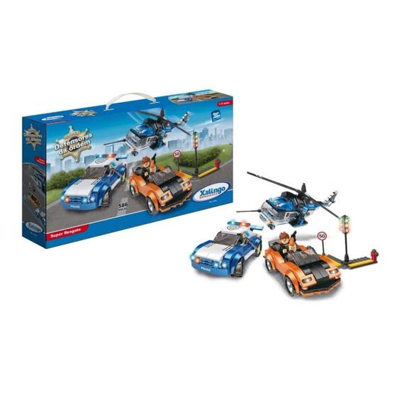 Imagem de Brinquedo de montar Defensores Da Ordem Super Resgate 586 Peças - 10109 Xalingo