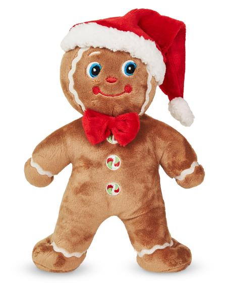 Imagem de Brinquedo de pelúcia Bearington Jolly Ginger Gingerbread Man 25 cm