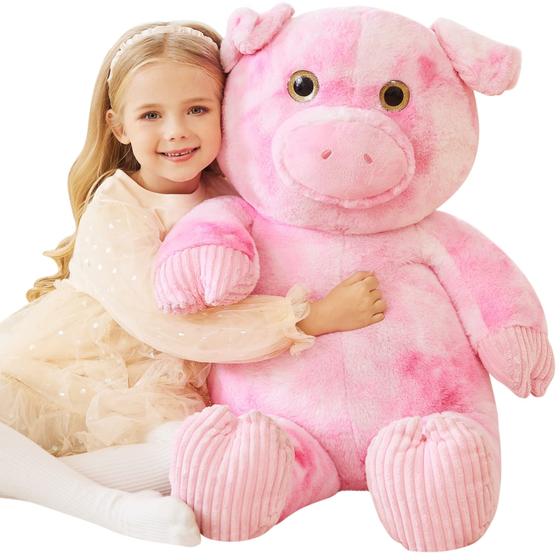 Imagem de Brinquedo de pelúcia EARTHSOUND Giant Pig com 75 cm de altura