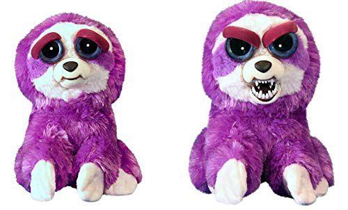 Imagem de Brinquedo de pelúcia Feisty Pets Purple Sloth Lightningbolt Lucy 22cm