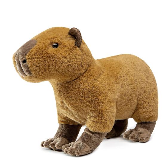 Imagem de Brinquedo de pelúcia Frankiezhou Home Capybara Lifelike 33cm para crianças