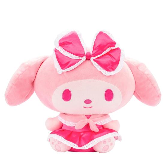 Imagem de Brinquedo de pelúcia Hello Kitty My Melody rosa monocromático 30cm