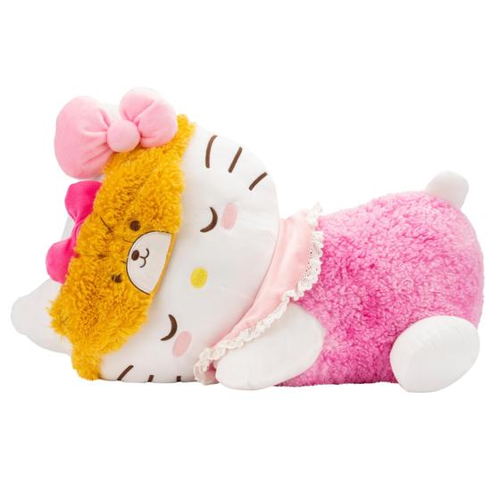 Imagem de Brinquedo de pelúcia Hello Kitty Sleeping 45 cm com pijama Tie-Dye