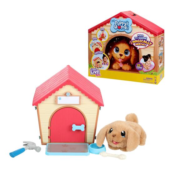 Imagem de Brinquedo de Pelúcia Interativo Little Live Pets My Puppy com Canil