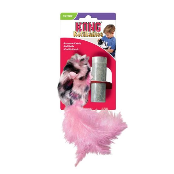 Imagem de Brinquedo de Pelúcia Kong Refillables Field Mouse com Catnip para Gatos