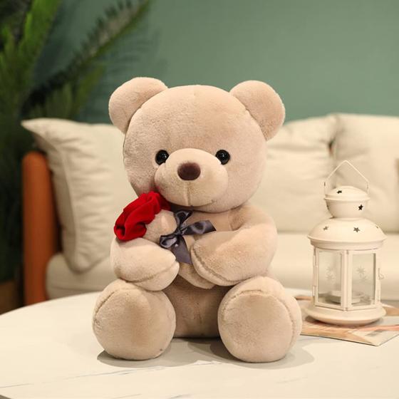 Imagem de Brinquedo de pelúcia SHAFISH Cute Plush Rose Bear 35 cm