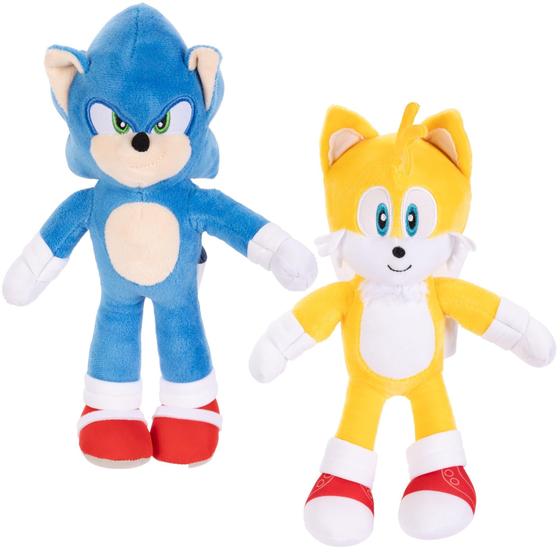 Imagem de Brinquedo de pelúcia Sonic The Hedgehog Sonic 3 Movie 23 cm com caudas