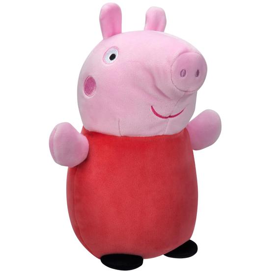 Imagem de Brinquedo de pelúcia Squishmallows HugMees Peppa Pig 25 cm oficial