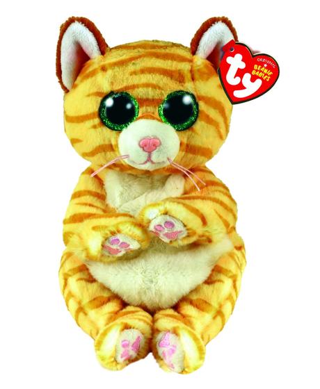 Imagem de Brinquedo de pelúcia Ty Beanie Bellie Mango Gold Cat 15cm