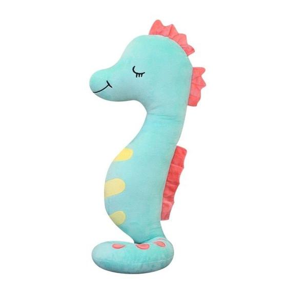 Imagem de Brinquedo de pelúcia Wokex Giant Seahorse 80 cm para presente infantil