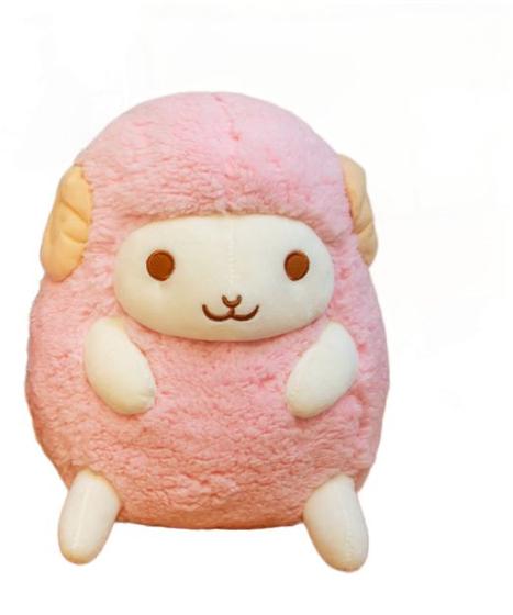 Imagem de Brinquedo de pelúcia Wokex Kawaii Lamb Sheep 30 cm para presente de aniversário de bebê