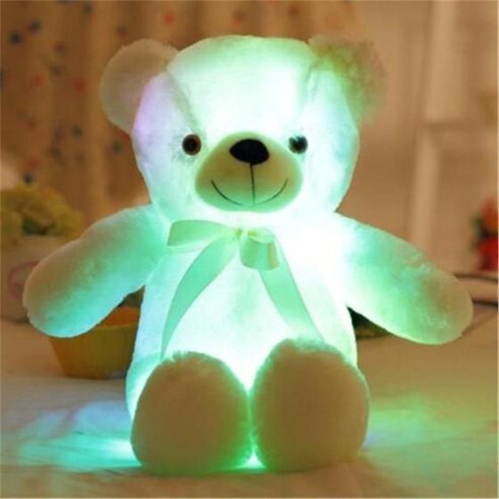 Imagem de Brinquedo de pelúcia Wokex Luminous Light Up LED Teddy Bear 30c