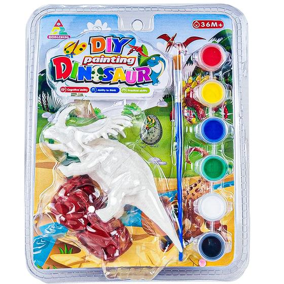 Brinquedo De Pintar Dinossauro Pedagógico Infantil - Bee Toys ...