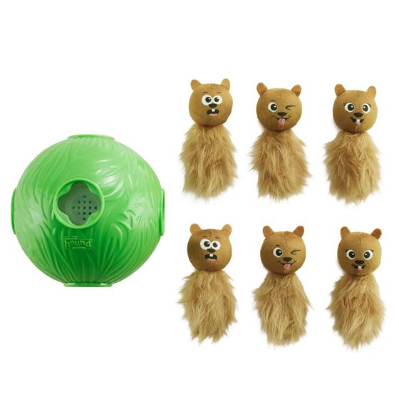 Imagem de Brinquedo de quebra-cabeça interativo Treat Ball Dog Outward Hound Nina Ottosson