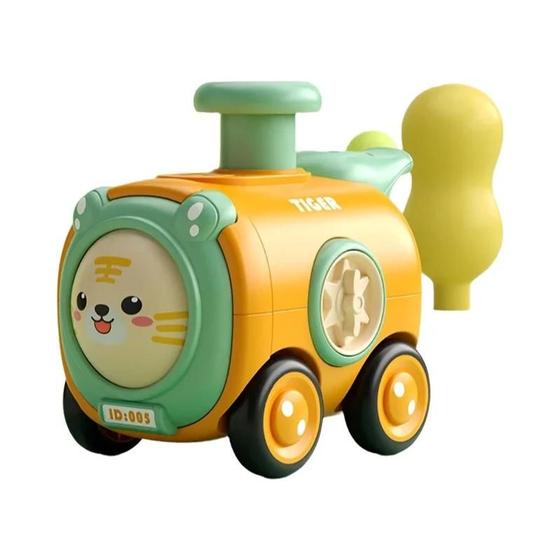 Imagem de Brinquedo de Trem Infantil com Inércia - Mini Apito para Crianças de 1 a 2 Anos