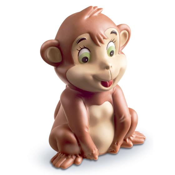 Imagem de Brinquedo De Vinil Para Bebê A Partir De 3 Meses - Macaco