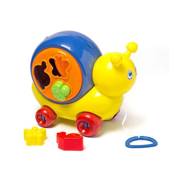 Imagem de Brinquedo Didático Atividade Infantil Caracol - Cotiplás