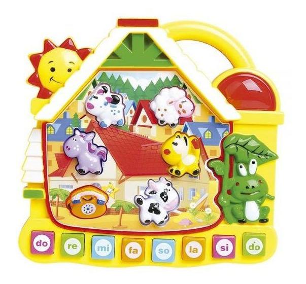 Brinquedo Didático Casinha Paradise Som Luz Bichos 4 Modos Menor preço em Brinquedo Didático Casinha Paradise Som Luz Bichos 4 Modos