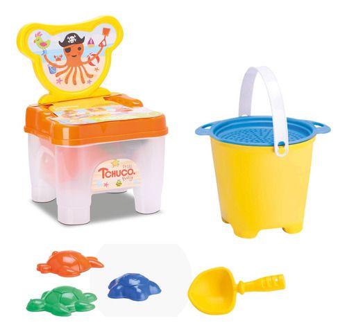 Imagem de Brinquedo Didatico Infantil Tchuco Praia Mesinha Cadeirinha