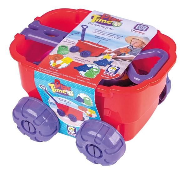 Imagem de Brinquedo Didático Play Time Carrinho Praia - Cotiplás 2530