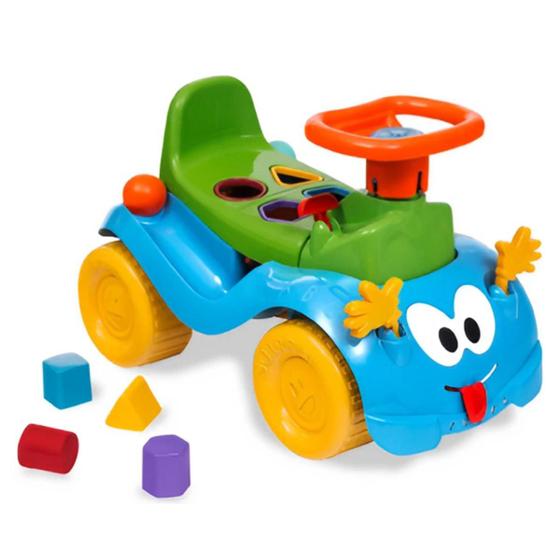 Imagem de Brinquedo Didático Totokinha Carrinho Infantil Azul Acessórios