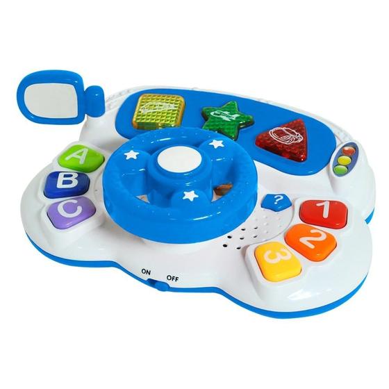 Imagem de Brinquedo Didático Volante Bibi Baby C/ Som E Luz Dm Toys 5809