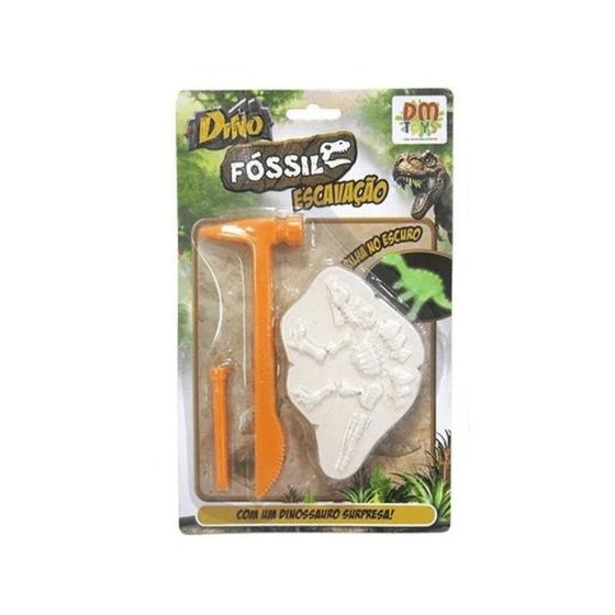 Imagem de Brinquedo Dino Fóssil Escavação Com 1 Dinossauro Surpresa