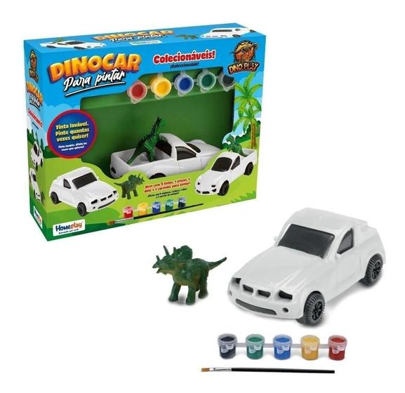 Imagem de Brinquedo Dinocar Para Pintar Xplast