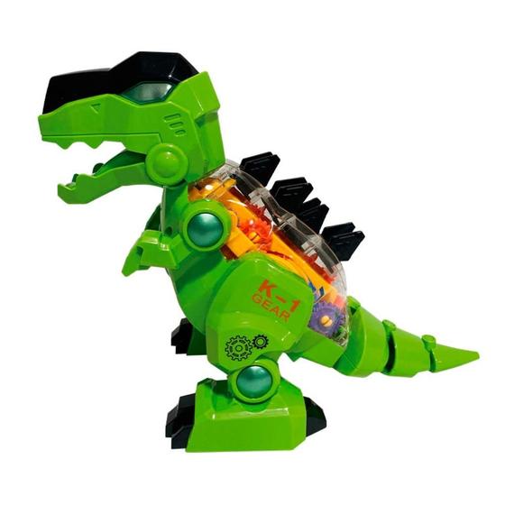 Imagem de Brinquedo Dinossauro com Engrenagens e Luzes - Toyng