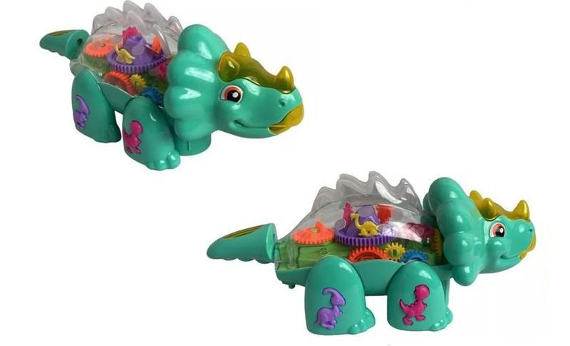 Imagem de Brinquedo Dinossauro Eletrônico Bebê Musical - Braskit