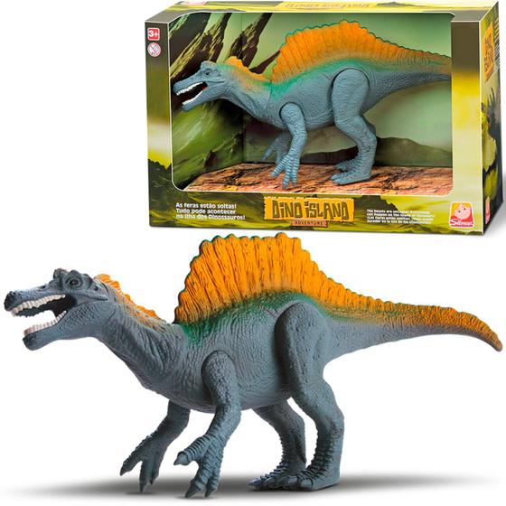 Brinquedo Dinossauro Em Vinil Macio Articulado Spinossauro - Silmar ...