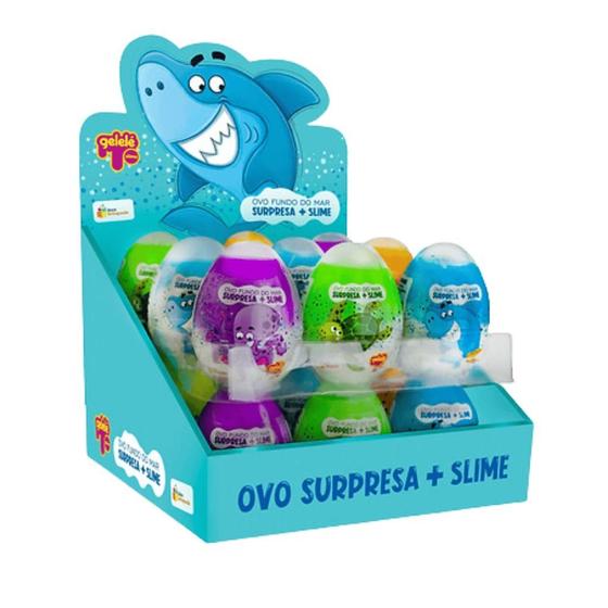 Imagem de Brinquedo Doce Brinquedo Gelelé Slime Supresa Ovo 98g und