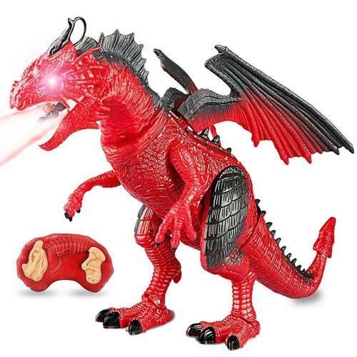 Imagem de Brinquedo Dragão Do Gelo De Controle Remoto Solta Fumaça De Verdade