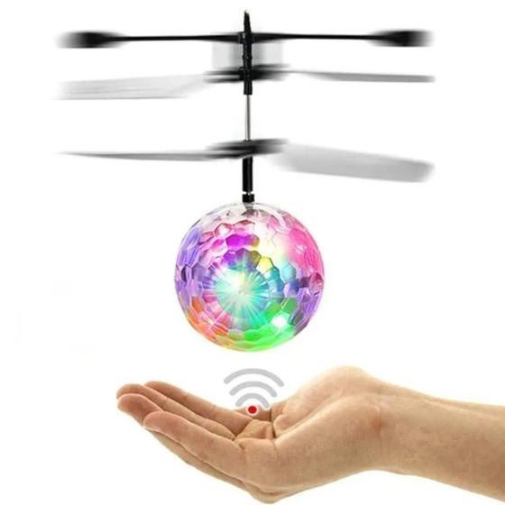 Imagem de Brinquedo Drone Bola Sensor Proximidade Luz Leds Brilhantes