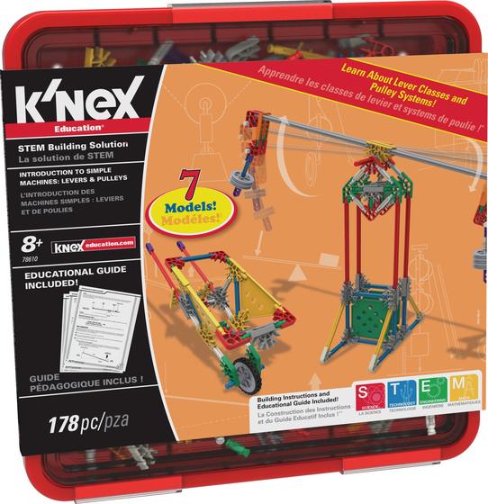 Imagem de Brinquedo educacional de construção K'NEX Education Alavancas e polias