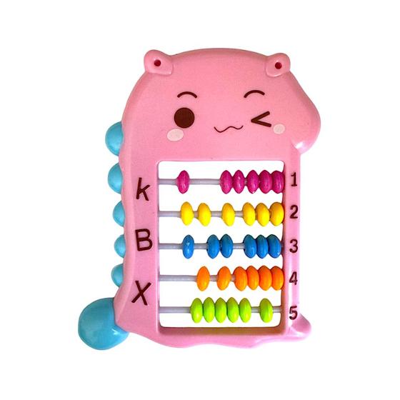 Imagem de Brinquedo Educativo Ábaco 13X18Cm Didático Escolar Matemática Para Crianças - Educativo - Explore, Aprenda e Brinque!