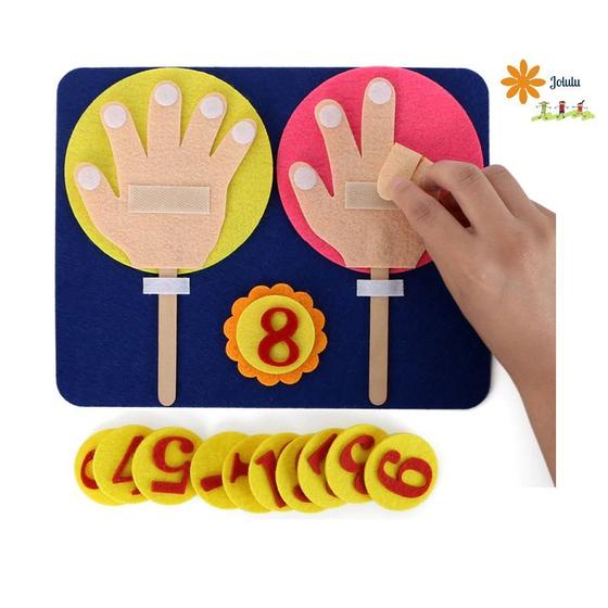 Imagem de Brinquedo Educativo Aprender Números Contagem Montessori