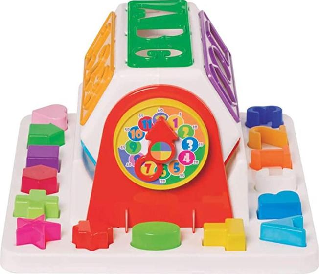 Imagem de Brinquedo Educativo Bebê Girababy Encaixe 18 Peças Mercotoys