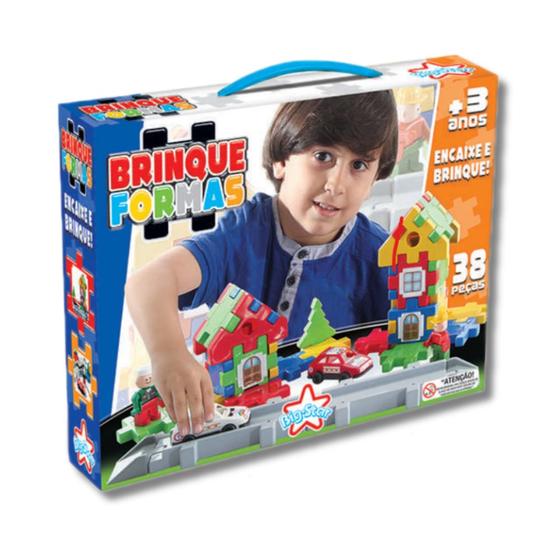 Imagem de Brinquedo educativo brinque formas - big star