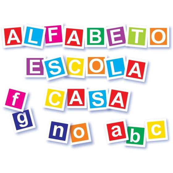 Imagem de Brinquedo Educativo Jogo das Letrinhas 72PCS